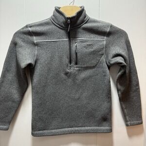 The North Face Sweater Pullover Mens‎ Size Small Gray 1/4 Zip Fleece